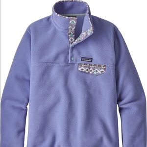 Patagonia Lightweight Synchilla Snap-T Fleece Pullover - Lilac purple